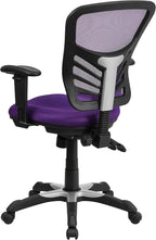 Flash Furniture Nicholas Mid-Back Swivel Office and Gaming Chair, Ergonomic - Image 5