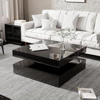 HedoAjim Black LED Coffee Table - Image 6