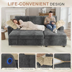Hanherry 81" Sectional Couch - Image 4