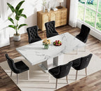 Henf 7 Piece Extendable Dining Room Table Set - Image 2