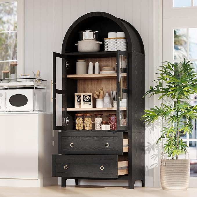 71" Arched Storage Cabinets - Image 5