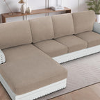 H.VERSAILTEX Sectional Couch Covers 8 Pieces Stretch Sofa Covers by HVERSAILTEX