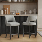 VKNOW Bar Stools Set of 2, Modern Counter Stools by VKNOW