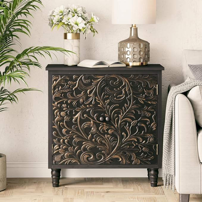2 Door Farmhouse Storage Cabinet by LONYKE