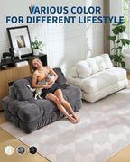 Folding Sofa Bed, Convertible Folding Out Sofa Bed - Image 3
