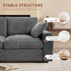 Ihanherry 141" Oversized Cloud Sectional Couches - Image 4