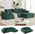 Weture 108” Modular Sectional Sofa, Cloud Sectional Couch by Weture