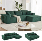 Weture 108” Modular Sectional Sofa, Cloud Sectional Couch by Weture