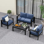 Solaste Aluminum Patio Furniture Set - Image 9