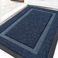 OLANLY Front Door Mat Outside 33x21, All-Season Heavy-Duty Rubber Doormat | Blue by OLANLY