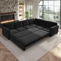 118" L-Shaped Sleeper Couch Bed by Unknown
