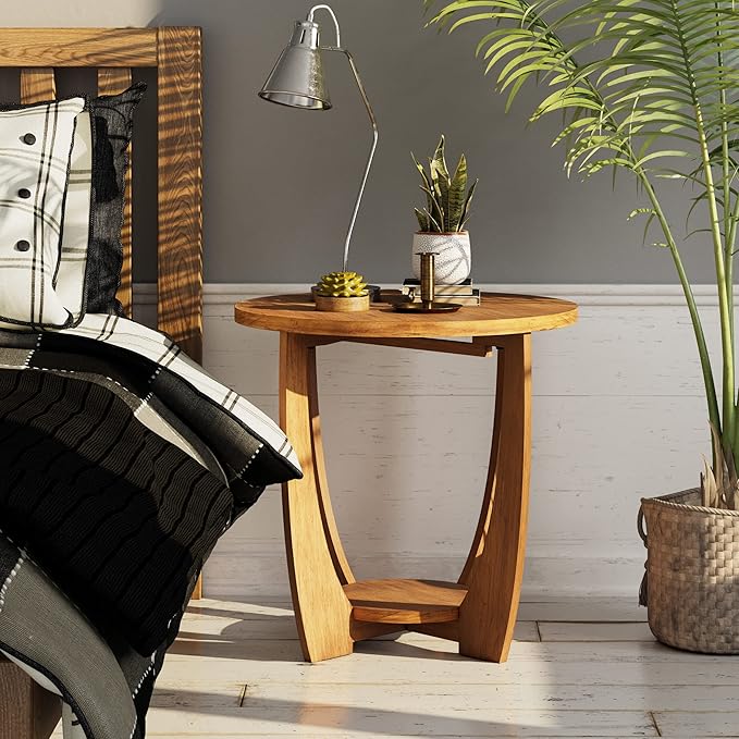 COZAYH Rustic Farmhouse End Table by COZAYH
