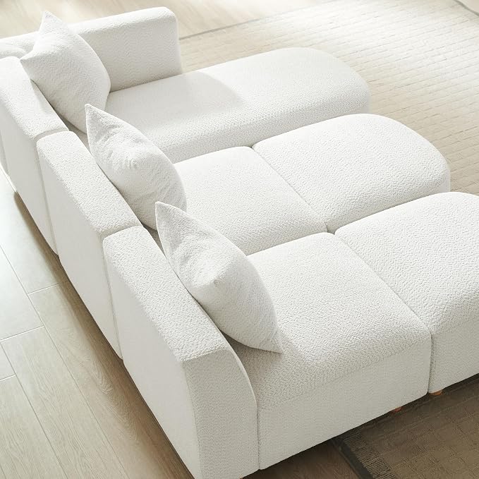 VANOMi 109.84" Modular Sectional Sofa - Image 7
