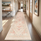 Hallway Runner Rug 2x12 Extra Long Washable Runner, Non Slip Runner by Restydon