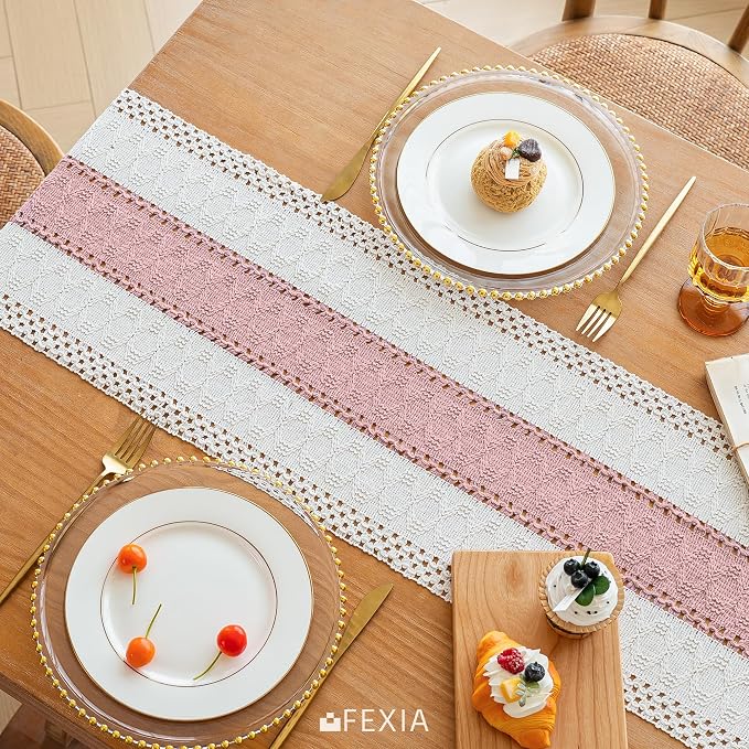FEXIA Boho Table Runner Summer Home Decor - Image 4