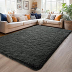 Chicrug Soft Area Rugs for Bedroom Living Room Plush Fluffy Rug 5x8 | Shag - Image 2