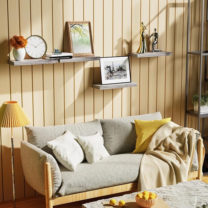 Bellsal Floating Shelves for Wall, Living Room, Bathroom Storage, Book Shelfs - Image 2