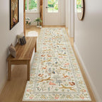 DUKINO 2.6x10 Washable Runner Rug, Non Slip Animal Rug - Image 6