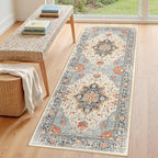 RELEANY Washable Area Rug, Runner 3'x7', Water Repellent, Pet Friendly - Image 3
