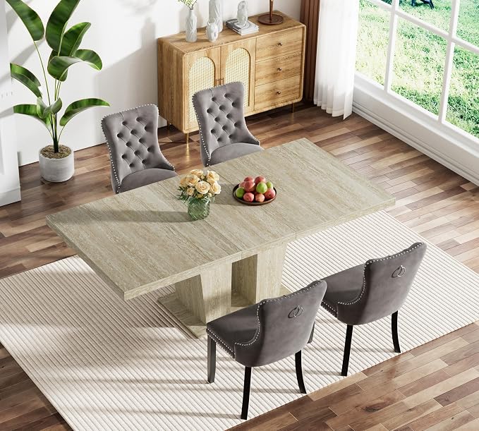 Henf 5 Pieces Extendable Dining Table Set - Image 2