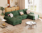 JUMMICO Sectional Couches for Living Room, U Shaped Couch - Image 6