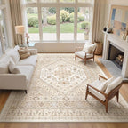 10x12 Area Rugs for Living Room, Large Washable Rug, Dining Room, Low Pile - Image 4