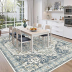 10x12 Area Rugs for Living Room, Large Washable Rug, Dining Room, Low Pile - Image 8