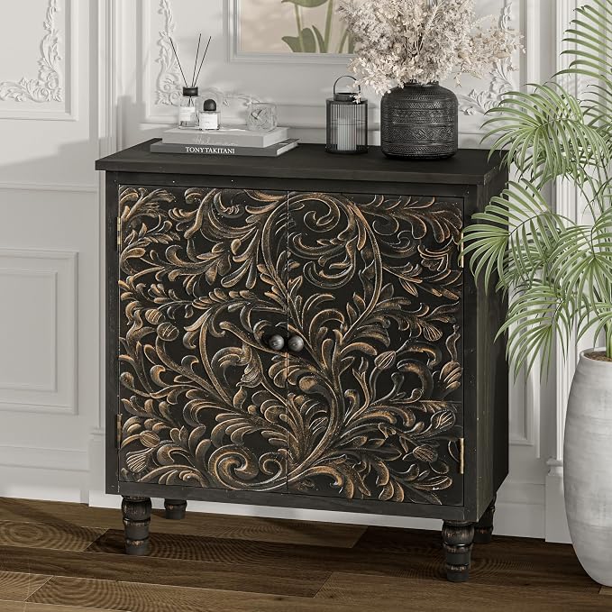 2 Door Farmhouse Storage Cabinet - Image 6