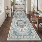 Madane Hallway Runner Rug 3x12 Washable Kitchen Runners 12ft, Soft Low-Pile - Image 2