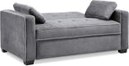 Serta Ainsley 66.5" Convertible Sleeper Loveseat, Full Size, Dreamcoil Comfort - Image 4