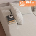 108"Modern Sectional Sofa, Modular Convertible L-Shape Sofas, Upholstered - Image 3