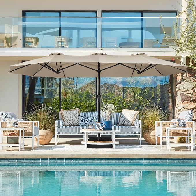 SUPERJARE 13FT Outdoor Patio Umbrella - Image 9