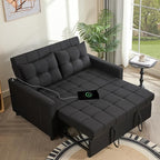 GOSUHI 52" Sleeper Sofa with Pull-Out Bed, 3-in-1 Convertible Sofa Bed by GOSUHI