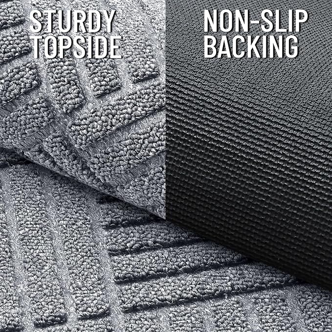 OLANLY Front Door Mat Outside Entrance 47x23, Waterproof Heavy-Duty Doormat | - Image 4