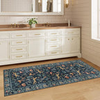 DUKINO 2x5 Rug for Hallway, Washable Animal Runner Rug Non Slip, Stain Resistant - Image 6