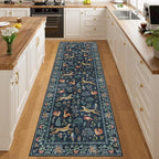 DUKINO 2x6 Runner Rug, Washable Animal Kitchen Rugs Non Slip, Low Pile - Image 5
