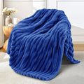 Exclusivo Mezcla Striped Fleece Throw Blanket by ExclusivoMezcla