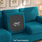 SUBRTEX 5 Pieces Stretch Sofa Slipcover Sets Couch Cover Sets Backrest Cushion - Image 6