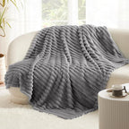 Bedsure Soft Twin Blanket for Bed Decor Gifts Frost Gray 60"x80" | Birthday - Image 8