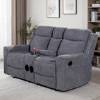 Betsy Furniture Soft Microfiber Manual Reclining Loveseat by BetsyFurniture