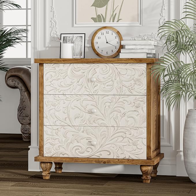 3 Drawer Farmhouse Dresser - Image 7
