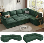 108 Inch Modular Sectional Sofa by Unknown
