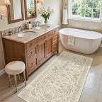 Madane Washable Area Rug 2x4, Small Entryway Rugs Non-Slip, Low-Pile Floor - Image 3