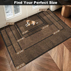 Super Absorbent Front Door Mat, 29.5" x 17", Non-Slip Washable Indoor Doormats - Image 3