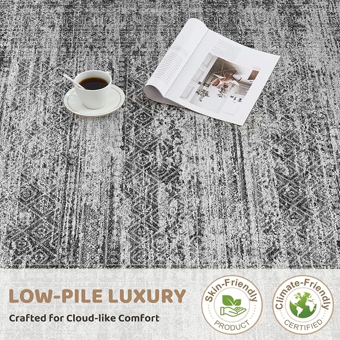 UERMEI 9x12 Area Rug Living Room Rugs - Image 7