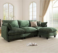 Ihanherry 105" Modular Sectional Sofa, L-Shaped Cloud Couch by iHanHerry