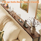 SUPERJARE 94.5 Inch Sofa Table - Image 3