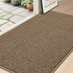BEQHAUSE Dirt Trapper Door Mat 36" x 60", Non-Slip Washable Doormats, Low by BEQHAUSE