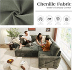 Ihanherry L-Shaped Sectional Sofa Bed - Image 4
