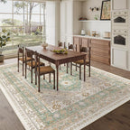 8x10 Area Rugs for Living Room, Large Washable Rug, Dining Room, Low Pile - Image 8
